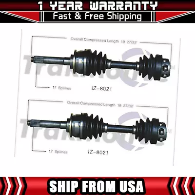 TrakMotive Front CV Axle Joint Shaft For Isuzu VehiCROSS 2001 2000 1999 • $142.66