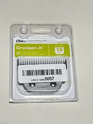 Oster 78919-446 Cryogen-X A5 Accessory Blade Set Size 10 Wide 2.4mm • $28.50