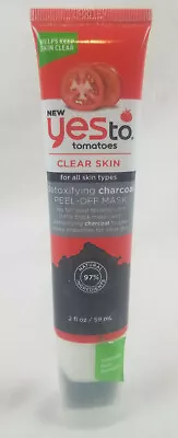 1 Pack Of Yes To Tomatoes Clear Skin Detoxifying Charcoal Peel Off Mask 2 Fl Oz • $7