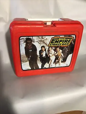 Star Wars The Empire Strikes Back 1980 Vtg Plastic Lunchbox W/thermos • $49.99