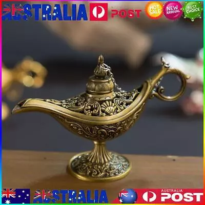 Vintage Aladdin Lamp Fairy Tale Home Desk Ornament Decor (Ancient Copper) • $12.19