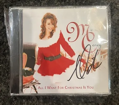 Autographed All I Want For Christmas Is You (cd Single) Signed By Mariah Carey • $75