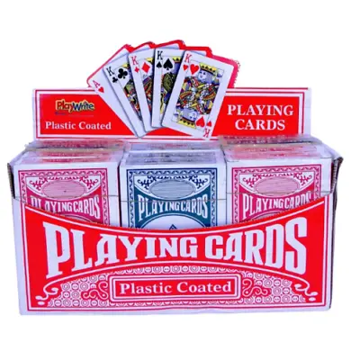 £2.45 • Buy Quality Professional Plastic Coated Playing Cards Poker Games 1 6 12 24 Decks