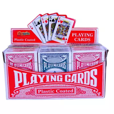 £2.45 • Buy Quality Professional Plastic Coated Playing Cards Poker Games 1 6 12 24 Decks