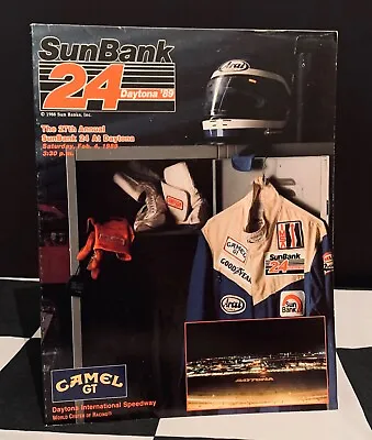 Original Sunbank Daytona 24 Hours 1989 Race Programme Miller Porsche 962 Xjr9 • $50.51