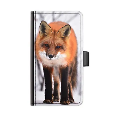 $28.36 • Buy Red Fox Phone Case;PU Leather Flip Wallet Phone Cover For Apple/Samsung/Huawei