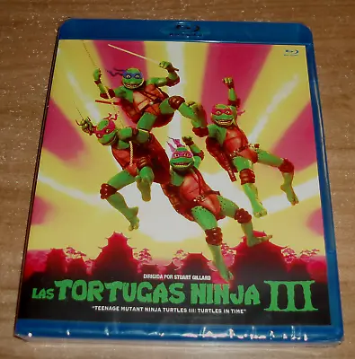 Las Ninja Turtles III (Teenage Mutant III) Blu-Ray New A-B-C • $85.98