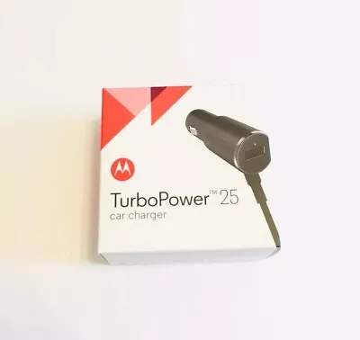 Motorola TurboPower 25 /Turbo Dual Port Rapid Charge 2.0 Car Charger W/Micro-USB • $10.95