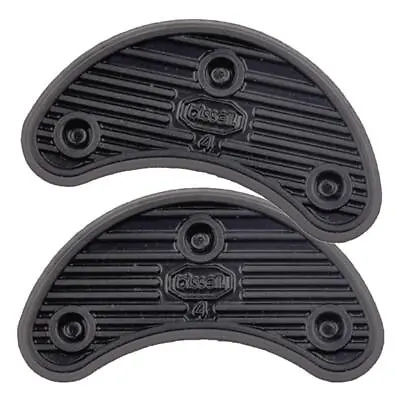 Rubber Heel Savers Toe Plates Taps DIY Mens Shoes Repair Pads Protector Black 1 • £3.52