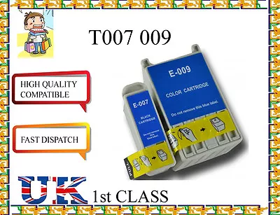 £6.99 • Buy 2 Ink Cartridges T007 For Epson Stylus Photo Non Original