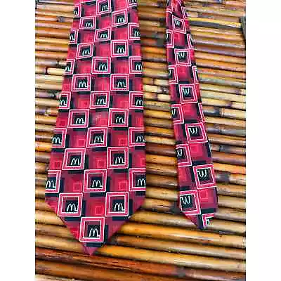 McDonald's By MMG Men's Multicolor Signature Polyester Designer Classic Neck Tie • $29.99