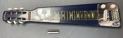 Artisan Speckled Blue Lap Electric Steel Slide Guitar With Gig Bag • $150