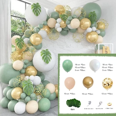 Balloon Arch Kit Sage Green Balloons Garland Kit Balloon Garland Arch Kit • $22.97