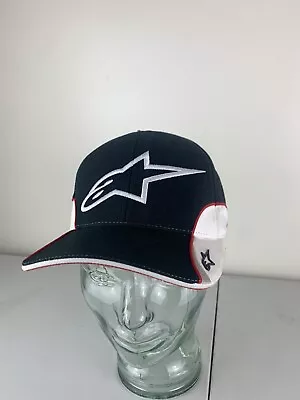 Alpinestars Ageless Curve  Casual Baseball Hat Cap Black White • $24.99