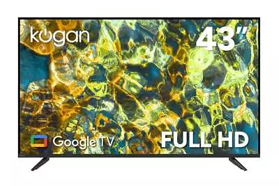 Kogan 43  LED Full HD Smart Google TV - F98V 43 Inch TVs TV & Home Theatre • $364