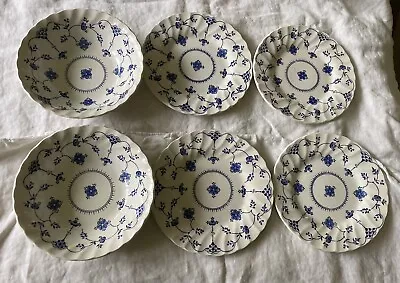 Set Of 6  Myott Staffordshire Finlandia 4  Salad Plates & 2 Bowls #4884 • $49.95