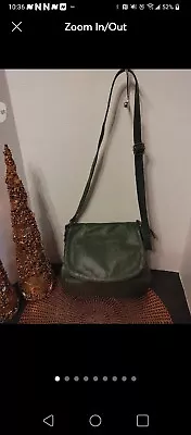 Vera Pelle Leather Crossbody Bag • $34