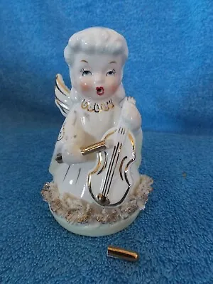 Vintage Angel Playing Cello Figurine • $7.99