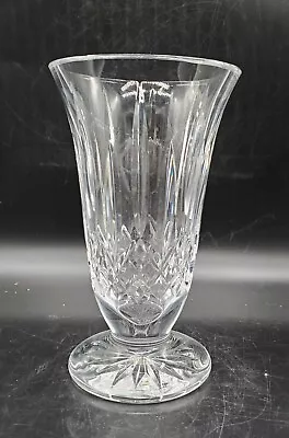 Beautiful Vintage Waterford Crystal 8.5” Lismore Footed Flaring Vase Ireland • $63.99