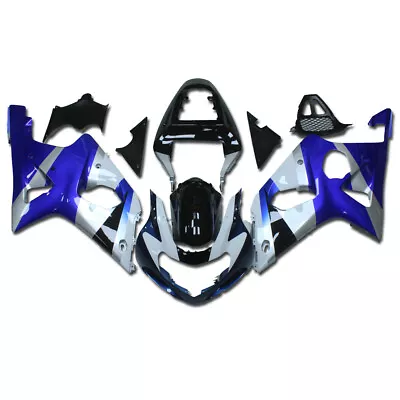 SM Injection Mold White Blue Fairing Fit For  2000-2002 GSXR 1000 A003 • $389.99