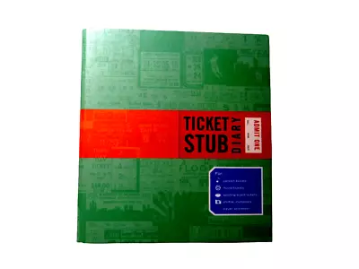 Ticket Stub Diary Blank Book Concert Movie Sporting Events Invitations Travel • $38.56