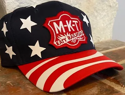 Cap / Hat - Missouri Kansas & Texas (MKT)- #11649 - Flag Colors- NEW • $14.99