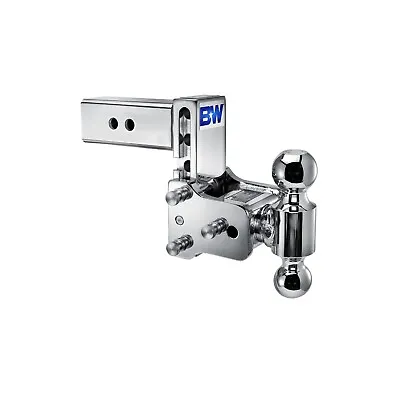 B&W Trailer Hitches Chrome Tow & Stow Adjustable Trailer Hitch Ball Mount - F... • $357.20