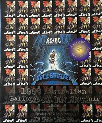 AC/DC - Ballbreaker Tour CD Box Set Booklet Belt Buckle & VHS Video 1996 EMI  • £100.41