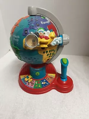 $24.99 • Buy Vtech Fly And Learn Globe Interactive Educational Talking Kids Atlas Geography 