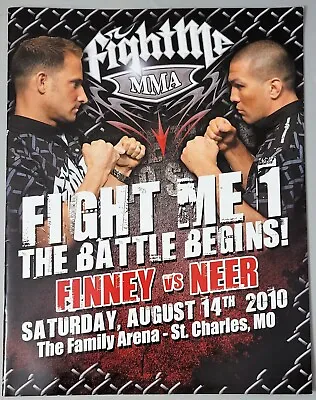 Fight Me MMA *RARE* Program UFC Bellator Pride FC Strikeforce Jesse Finney • $16.99