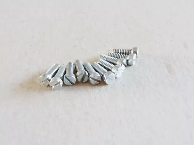 £2.50 • Buy 10 Meccano 3/8 Inch Slotted Cheese Head Bolts Part 111c Zinc Bright