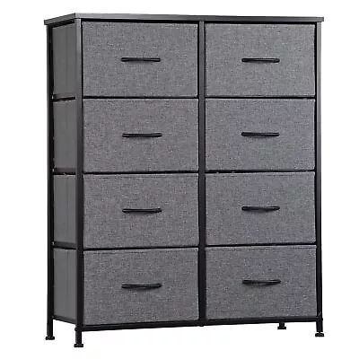 Dresser For Bedroom Wide Fabric 6/8/9 Drawers Double Dresser Storage Chest Tower • $52.58