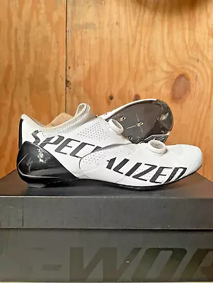 S-WORKS Ares Road Shoe White Team EU Size 46 US 12.25M  14W - NEW IN BOX • $318.75