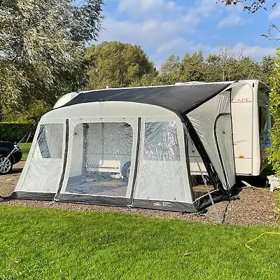 £399 • Buy Sunncamp Caravan Awning Dash 390 Air Sc Inflatable Pump Side Canopy Extra Room