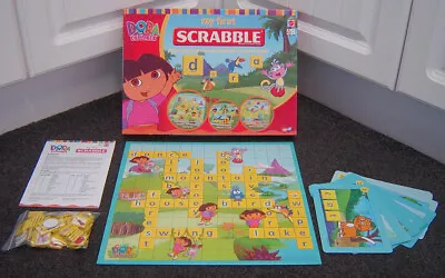 My First Scrabble Dora The Explorer By Mattel 2005 Words Spelling Educational • £7.99