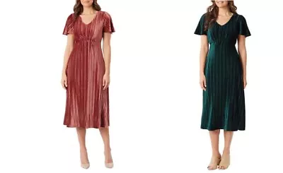 Briggs Ladies' Pleated Velvet Dress • $26