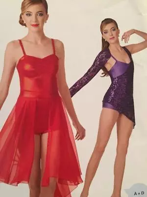 Simplicity Sewing Pattern 0343 1077 Misses Knit Dancewear Size 6-16 Uncut • £7.56