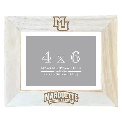 Marquette Golden Eagles Wooden Photo Frame - Customizable 4 X 6 Inch - Elegant • $34.35