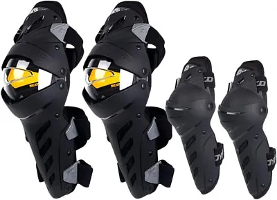 Motorcycle Knee Shin Guards Anti-Slip Armored Elbow Guard Pads Protective Gear • $99.99