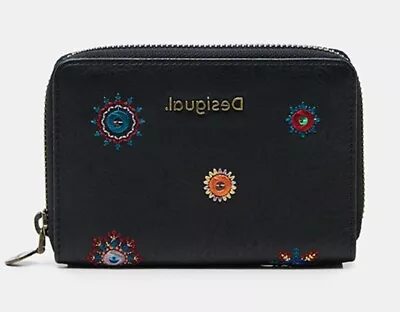 Desigual Women's Embroidery Fax-Leather Wallet BNWT • $59