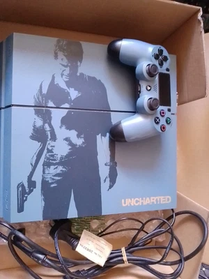 $217 • Buy Sony PlayStation 4 PS4 Limited Edition Uncharted 1TB Console + 1 Controller 
