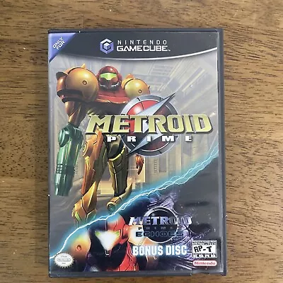 Nintendo Metroid Prime Game With Bonus Metroid Prime 2 Demo Game • $25