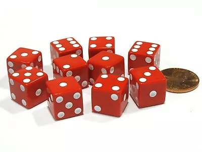 NEW Set Of 25 Red 12mm Dice Six Sided D&D RPG Game MTG Bunco WARHAMMER D6  • $5.99