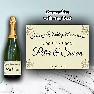 £2.79 • Buy Personalised Champagne / Prosecco / Wine Bottle Label - Birthday Wedding Sticker