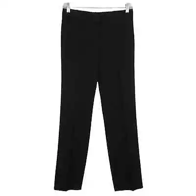 Helmut Lang Black Straight Leg Wool Pants Trousers Women’s Size 6 • $88