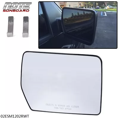 Mirror Glass Power Passenger Side Fit For 04-10 Ford F150 Pickup Replacement US • $11.90