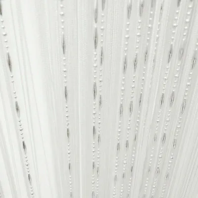 £5.99 • Buy 1mx2m Dew Drop Chain Bead Curtain String Door Room Divider Fly Bug Screen Panel