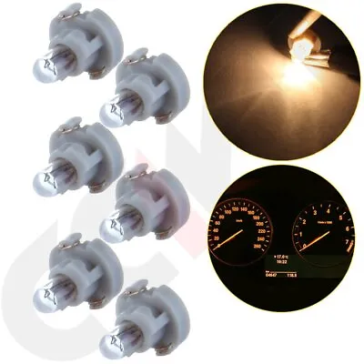 6x T3 Neo Wedge Cluster A/C Climate Control Light Lamps Halogen Bulb Warm White • $7.31