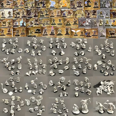 £10.79 • Buy Lot D&D Board Game Miniatures Wizard Elf Fighter Dwarf Rogue Orc TRPG Figure Toy