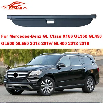 Rear Trunk Cargo Cover For Mercedes GL Class X166 GL350 GL400 GL450 GL550 13-19 • $105.98